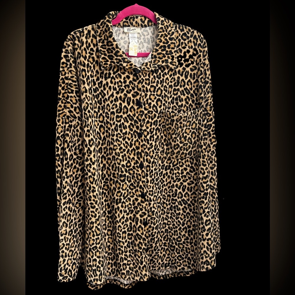 🐆Long Sleeve Button Up Dress/Shirt